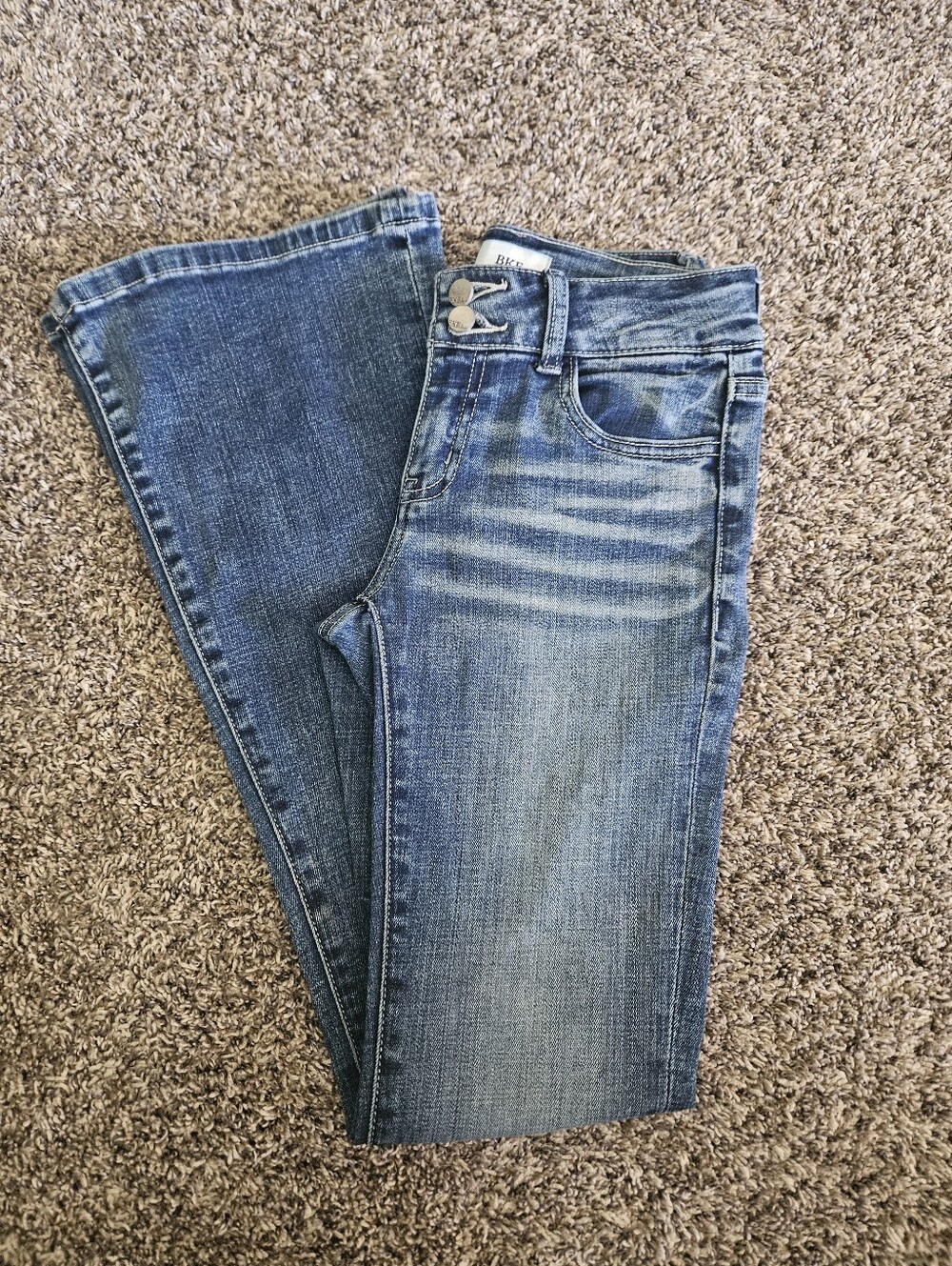 Girls BKE Bootcut Jeans Size 12 Long